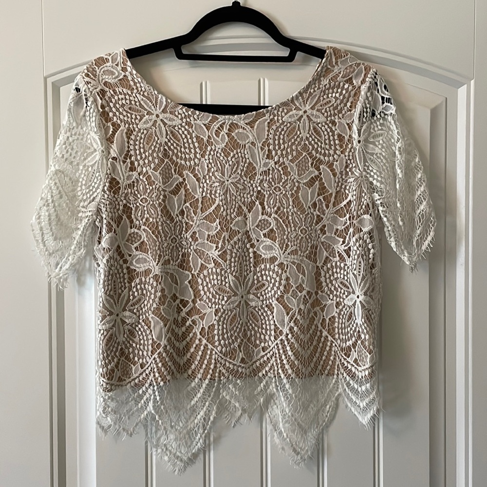 White Lace Express Shirt